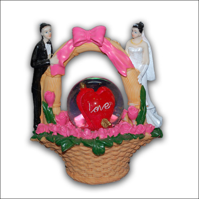 "Love Message Stand with Couple - 55005-4 - Click here to View more details about this Product